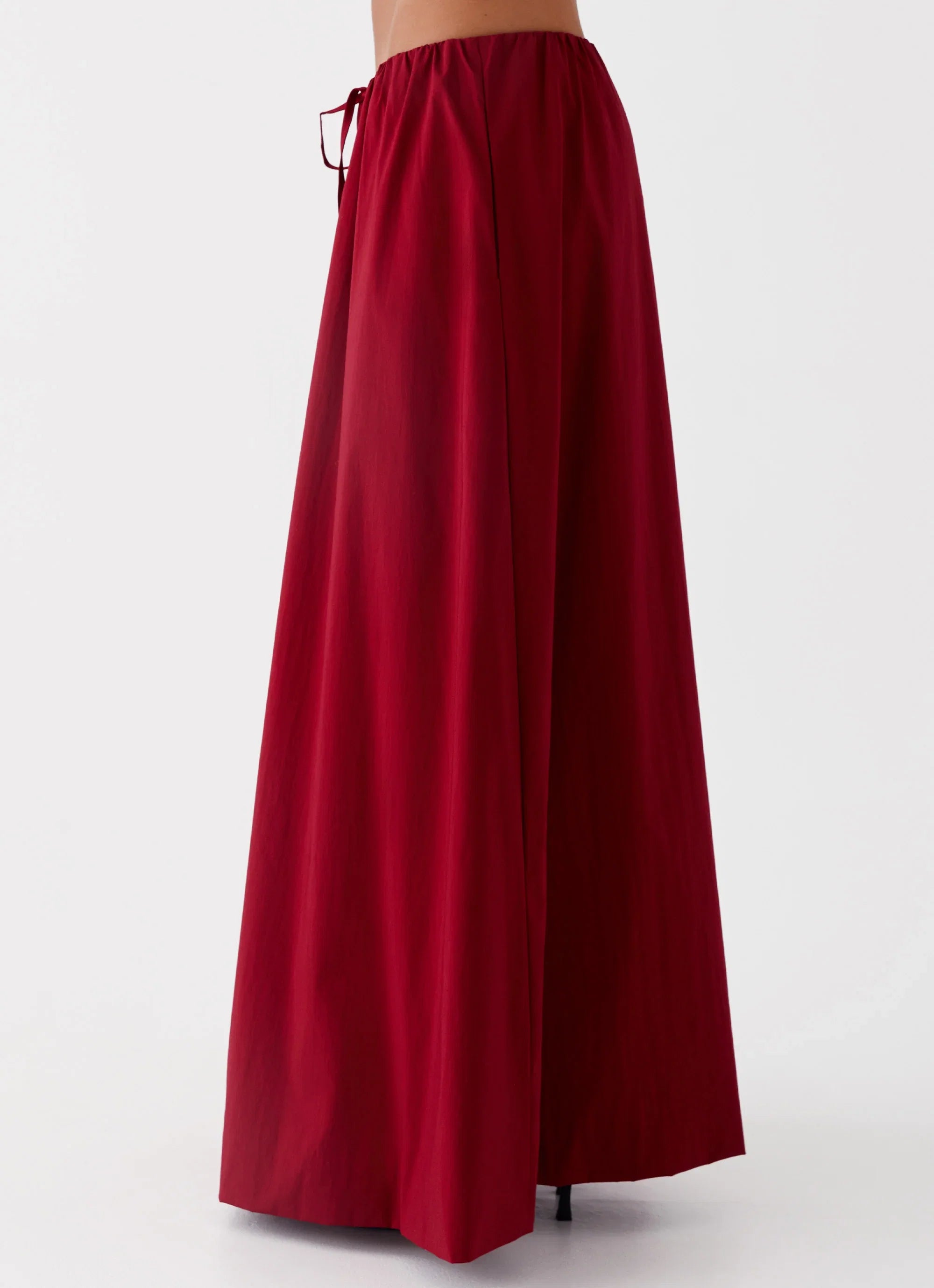 Cheryl Maxi Skirt Cherry Red