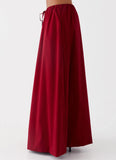 Cheryl Maxi Skirt Cherry Red