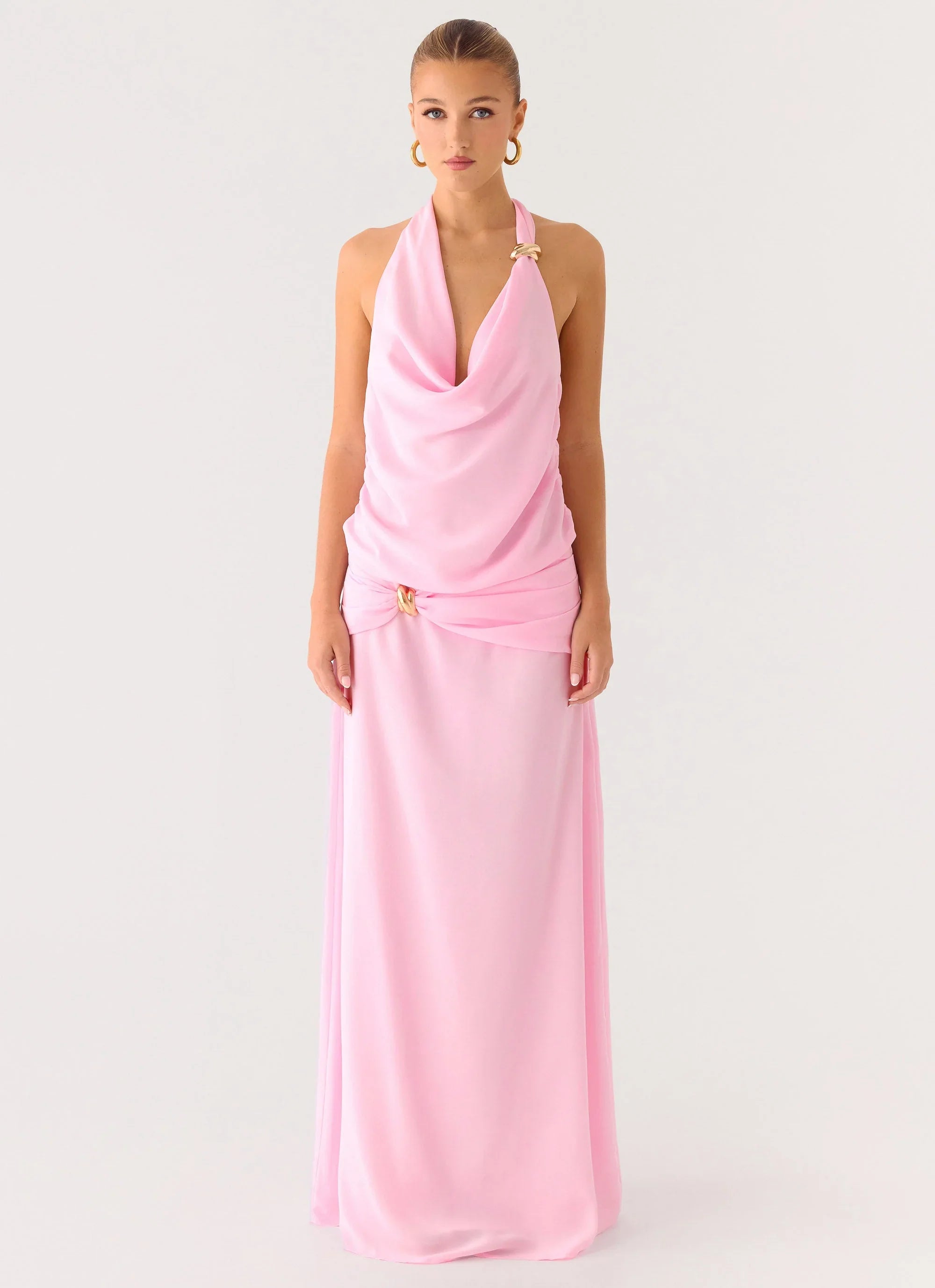 Anuhea Cowl Top Pink