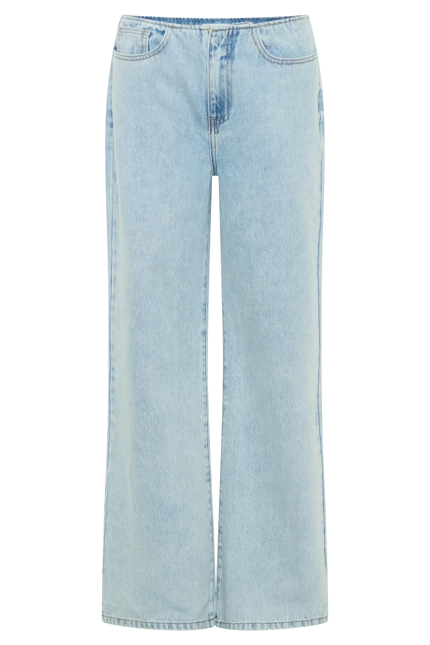 Caitlin Mid Rise Denim Jeans Light Blue