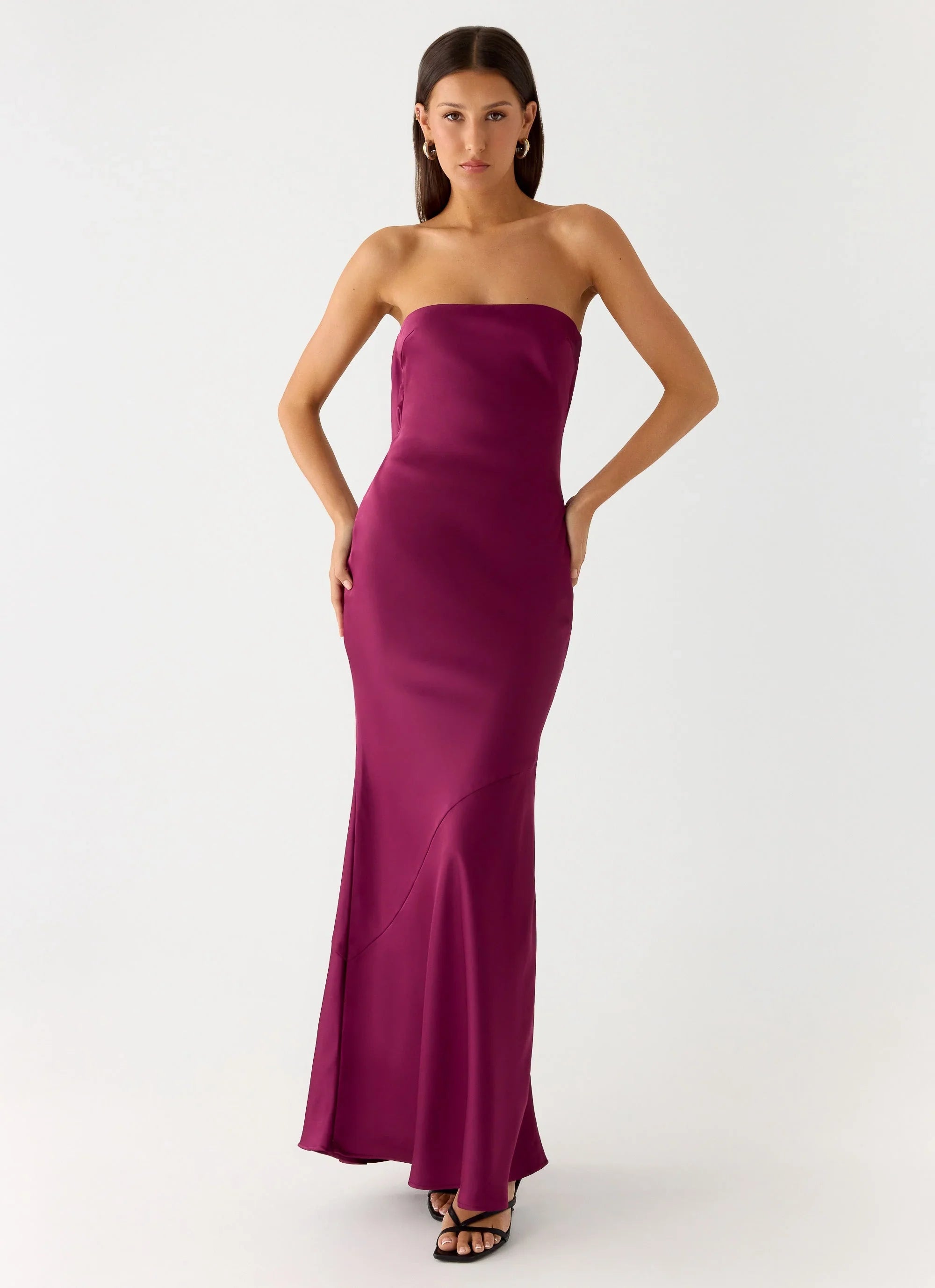Endless Nights Maxi Dress Plum