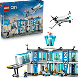 LEGO City Airport with Airplane Building Toy Building Toy for Kids Pretend Play Travel Set for Boys Girls Ages 8 Includes 9 Minifigures Gift Idea for Birthdays 60502