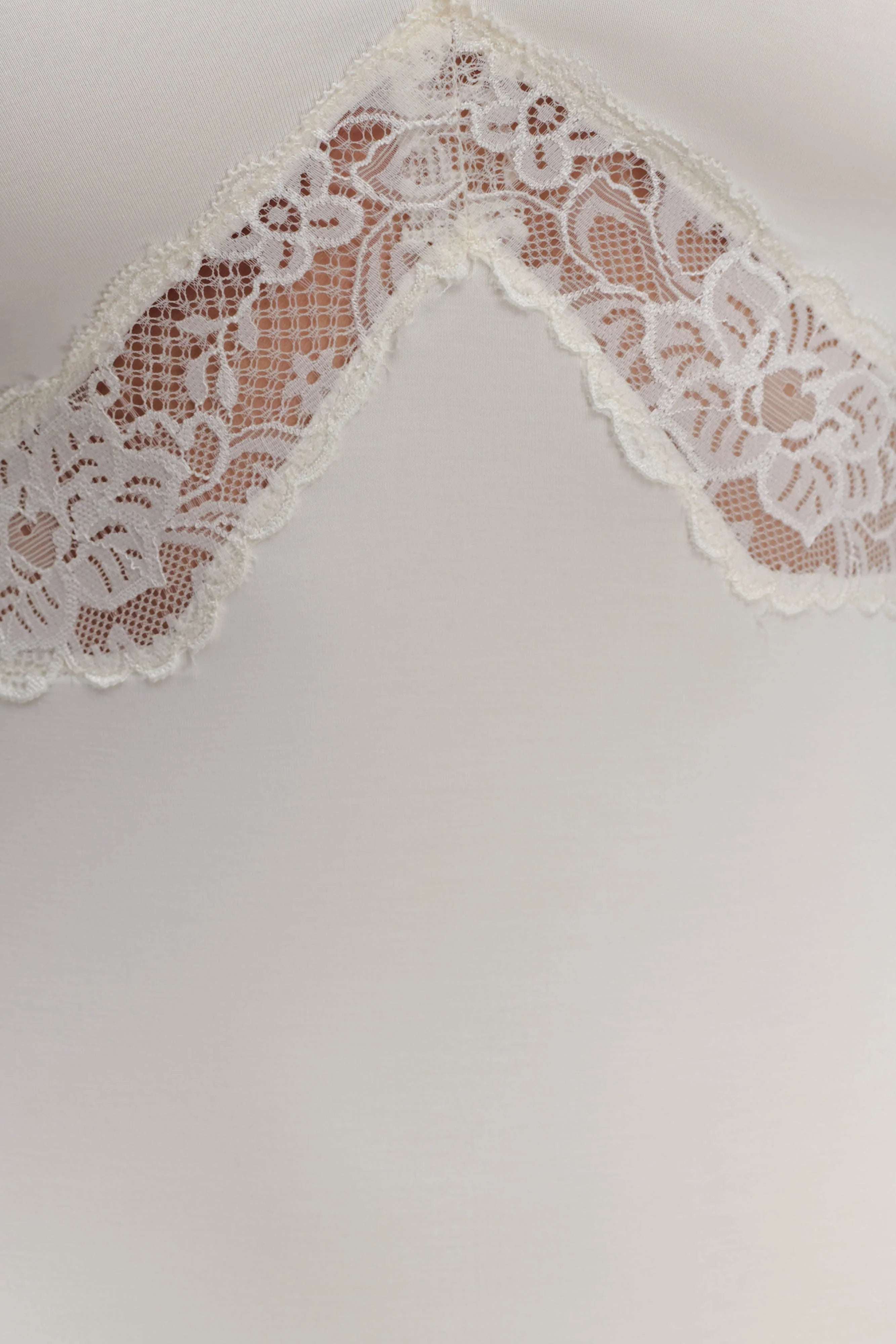 Electra Slinky Lace Mini Dress Ivory