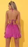 Swim Cover Up Skirt in Purple