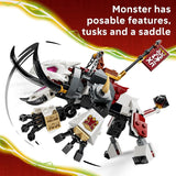 LEGO NINJAGO Zilvar and Grimtak the Dragon Beast 71863 Building Toys for Boys Girls Ages 7 Action Figures for Pretend Play 3 Minifigures 232 pieces Gift for Birthdays