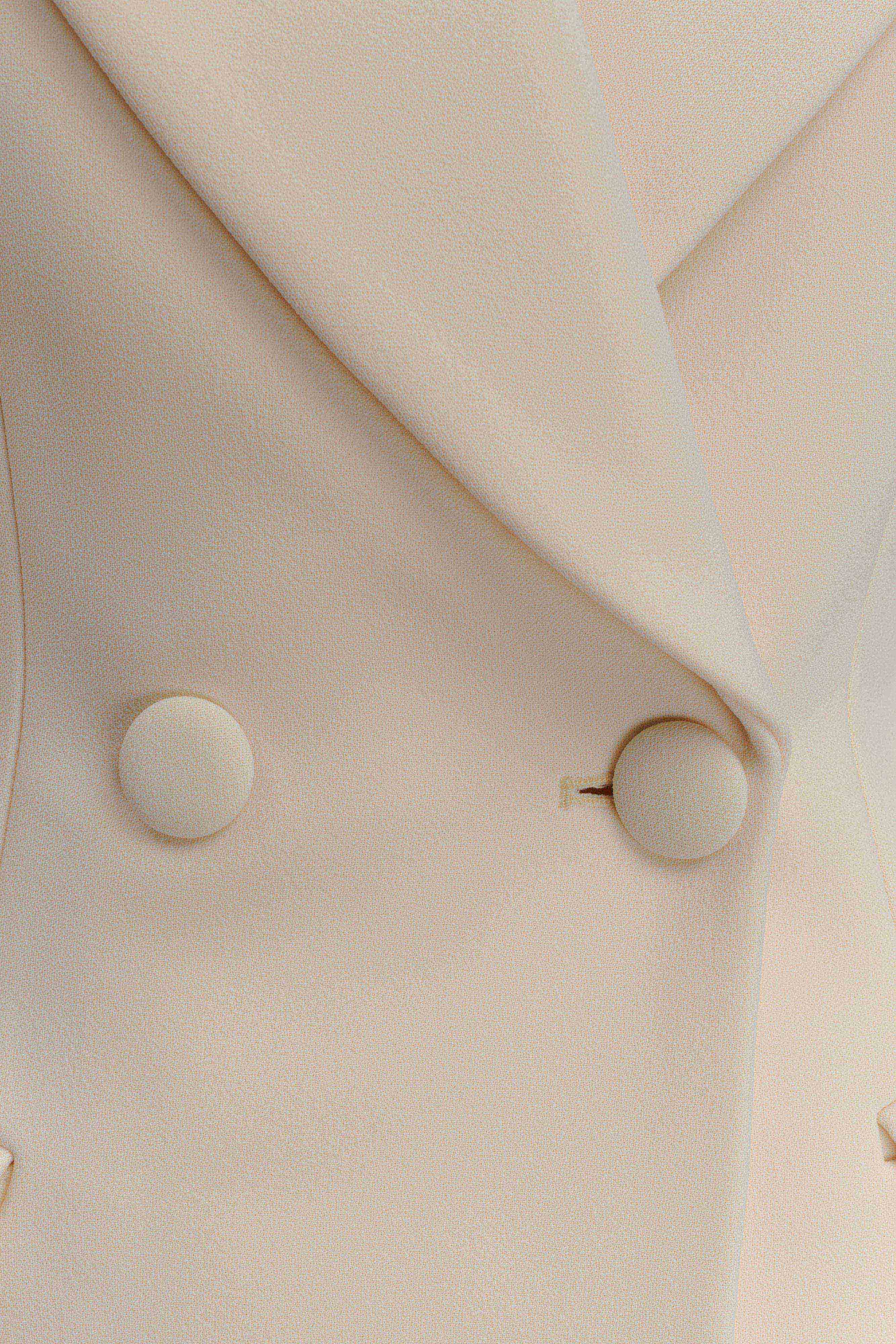 Wesley Structured Blazer Buttercream