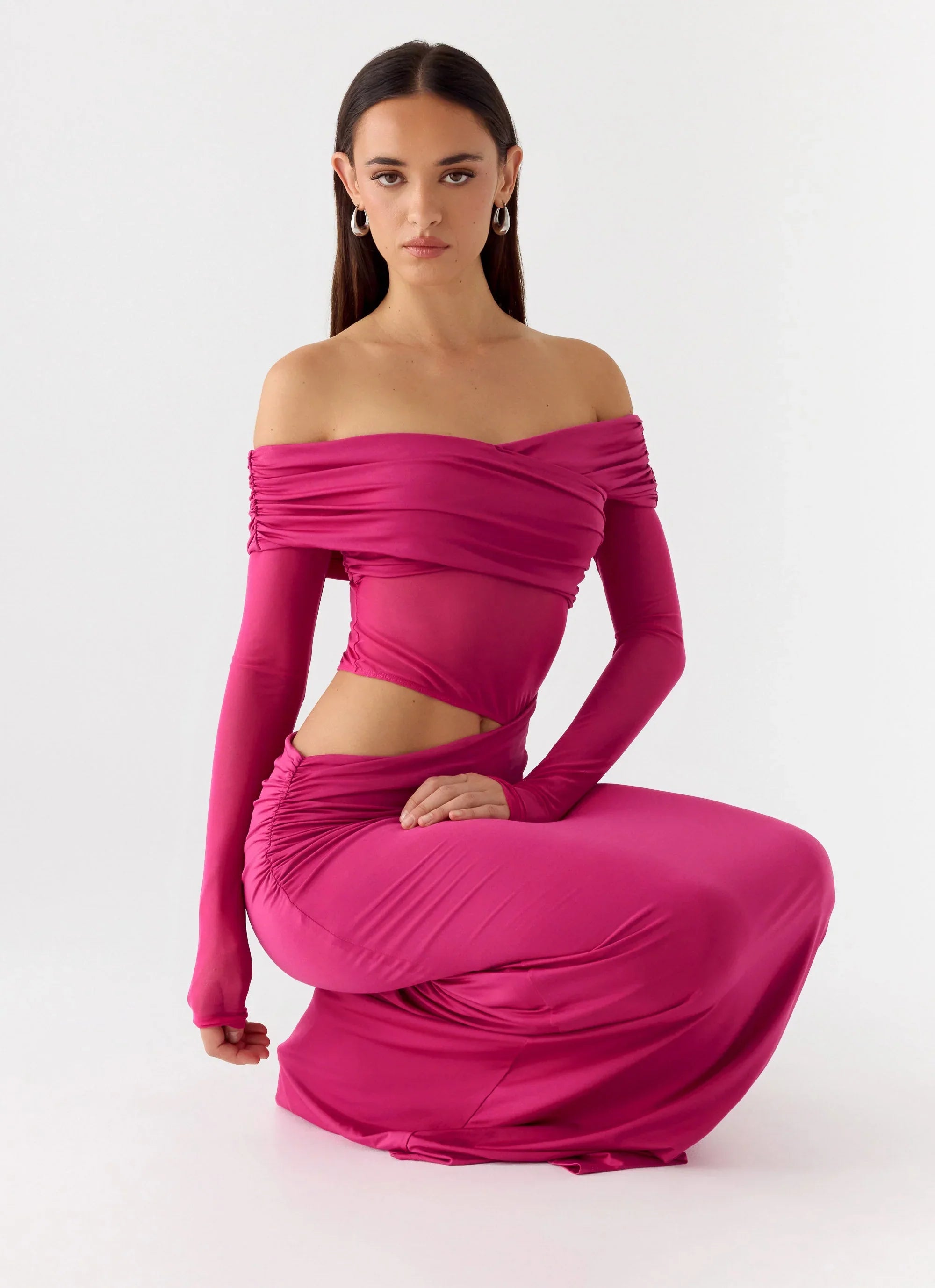 Kerli Maxi Dress Fuchsia