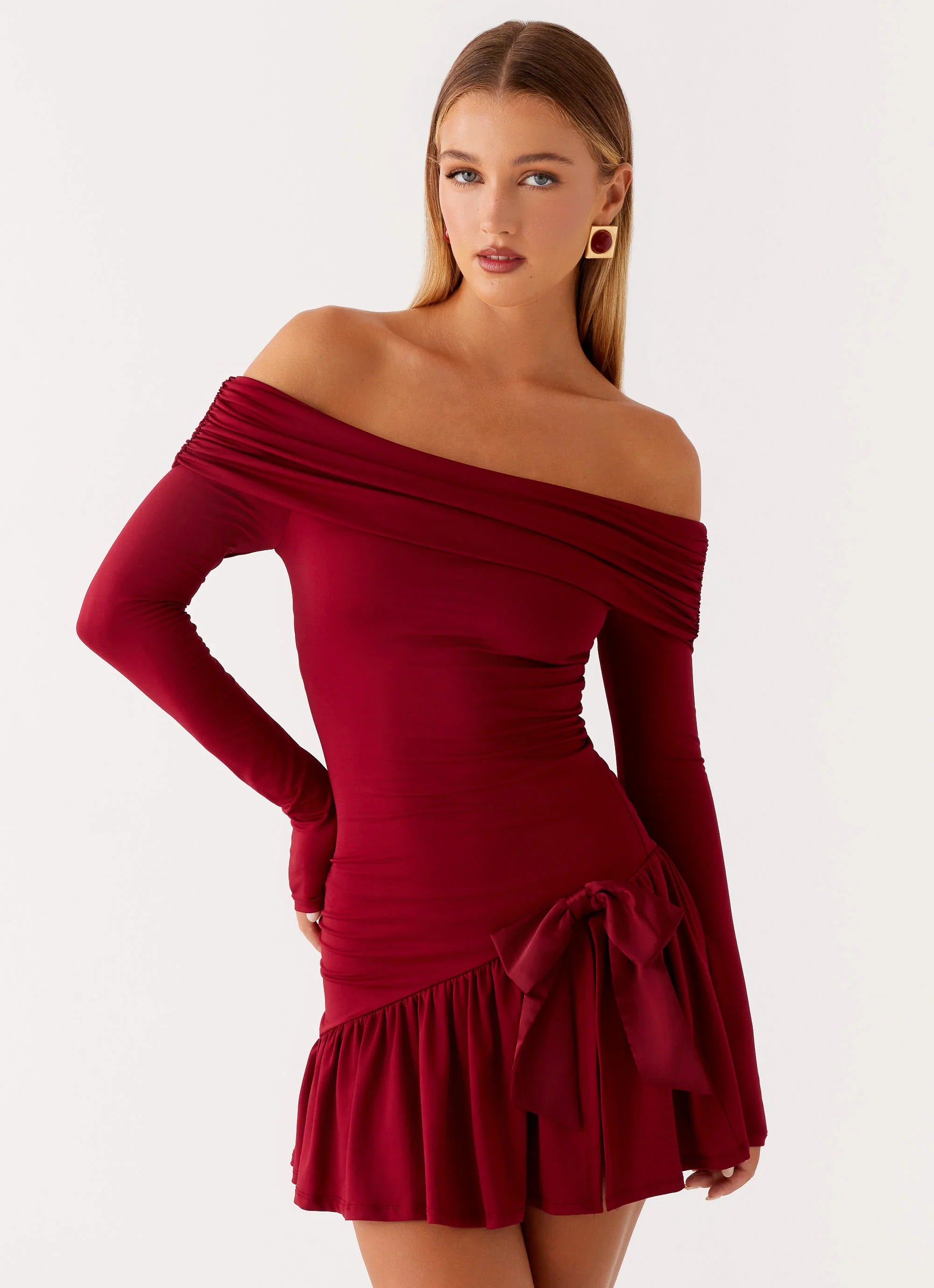 Grazia Mini Dress Red