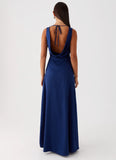 Winnie Cowl Back Maxi Dress Navy