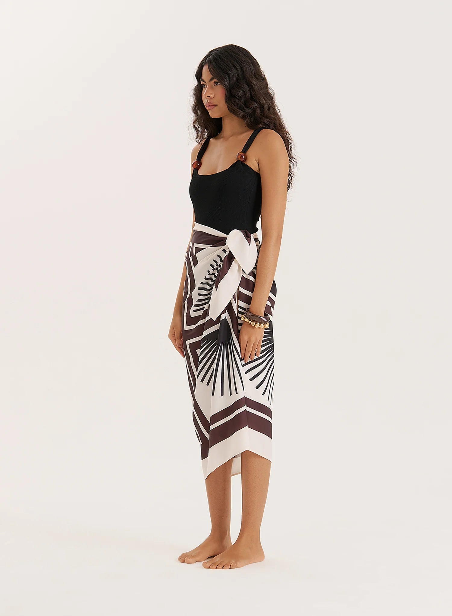 Abstract Print Sarong