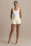 Lina Cream Tailored Shorts