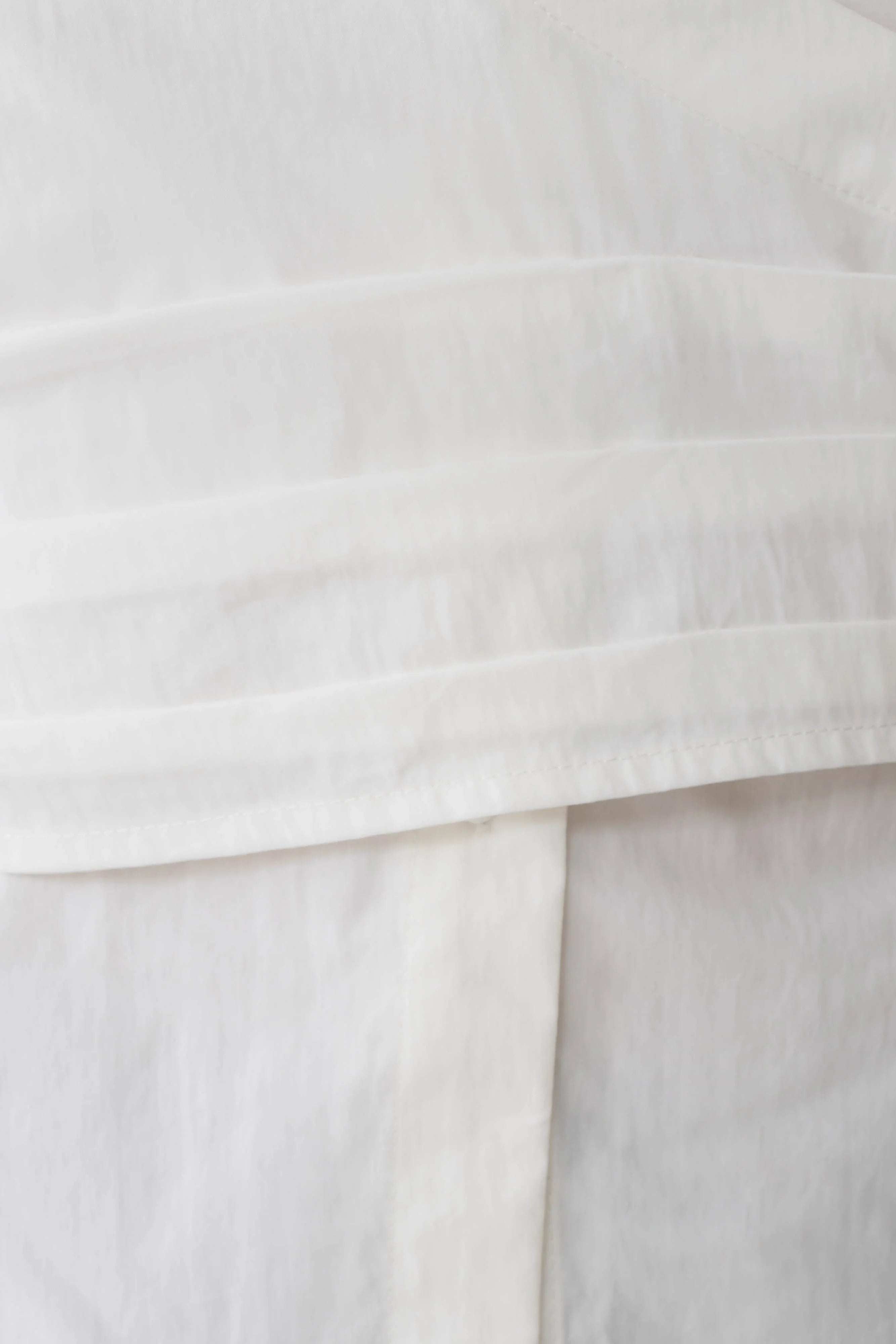 Eugenia Wrap Cotton Shirt White