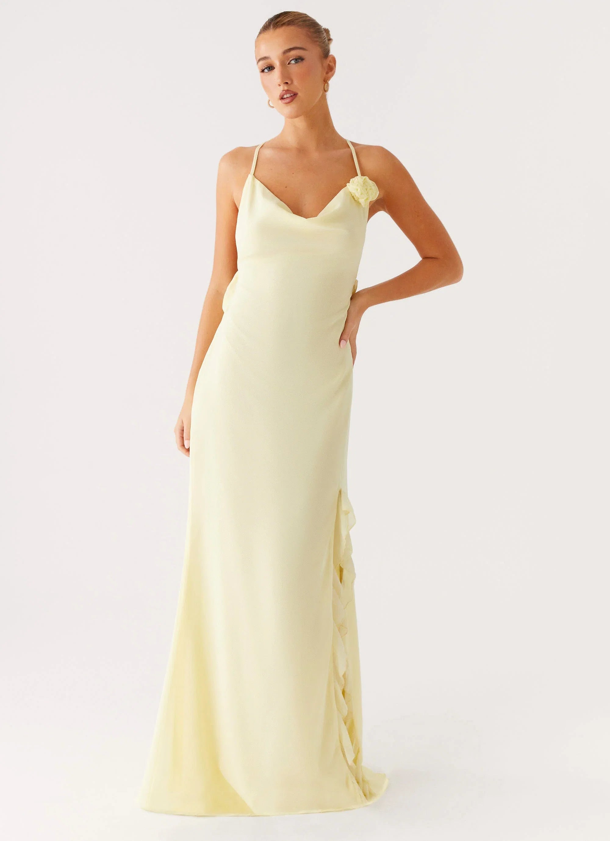 First Class Maxi Dress Yellow