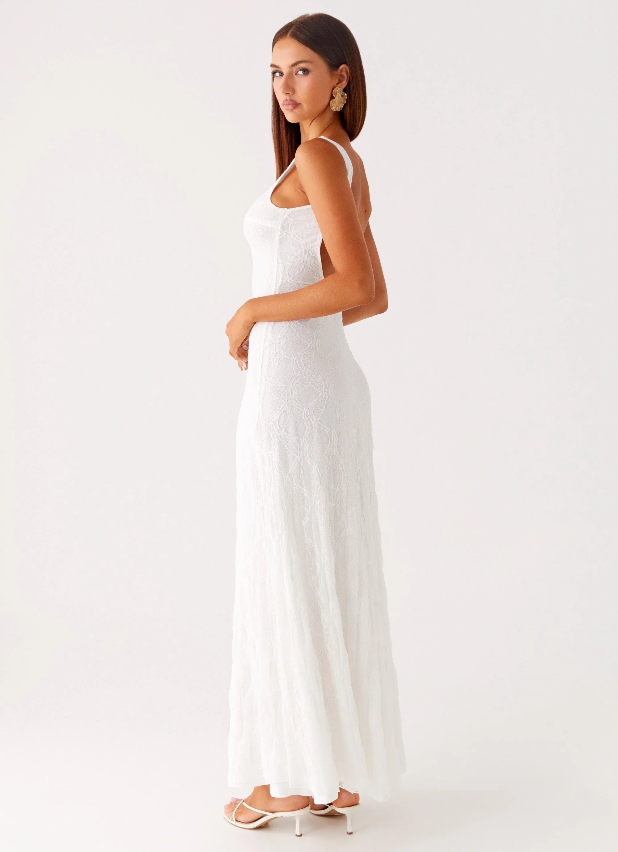 Embrace The Sun Maxi Dress White