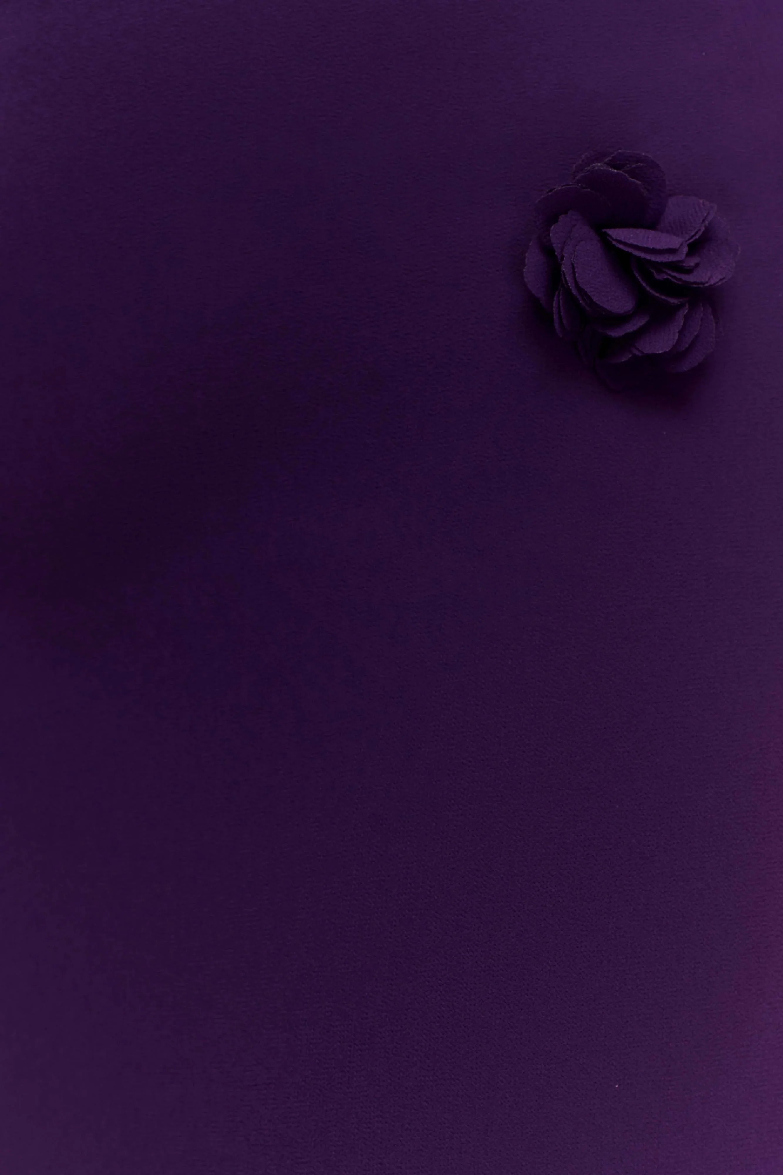 Rosalie Floral Chiffon Maxi Dress Purple