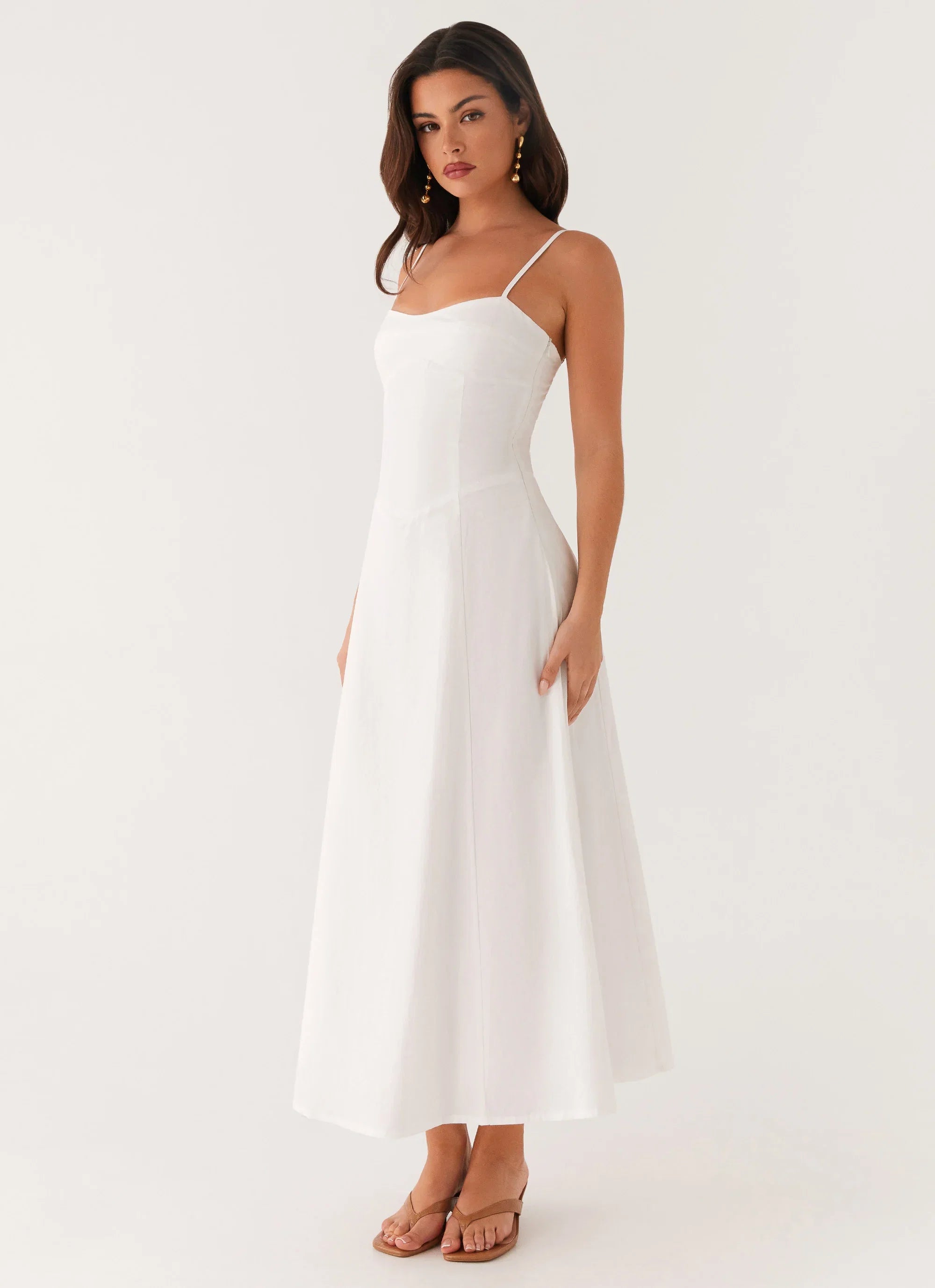 Noosa Midi Dress White
