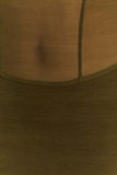 Maryk Mesh Mini Dress Khaki