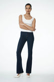 Clio Paneled Flare Jeans Indigo Blue