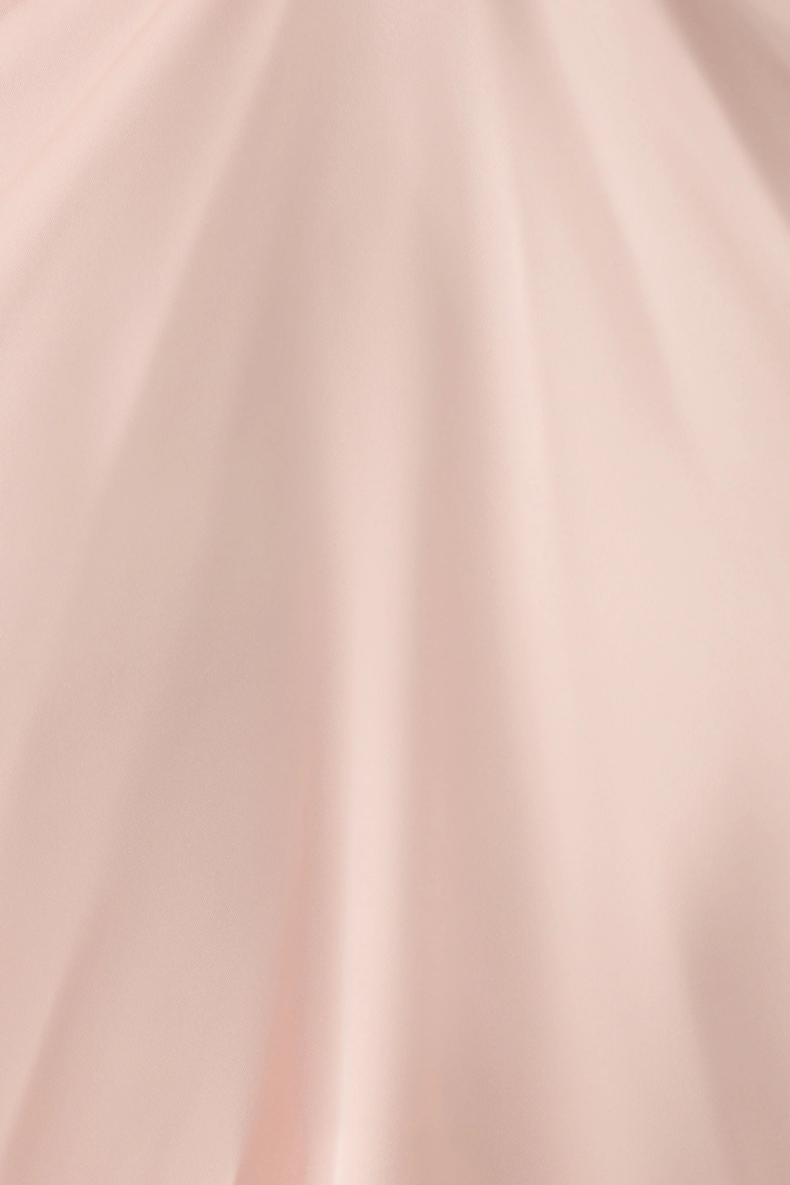 Adelaide Draped Satin Halter Top Peach