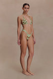 Robyn Beaded Bikini Bottom Sage