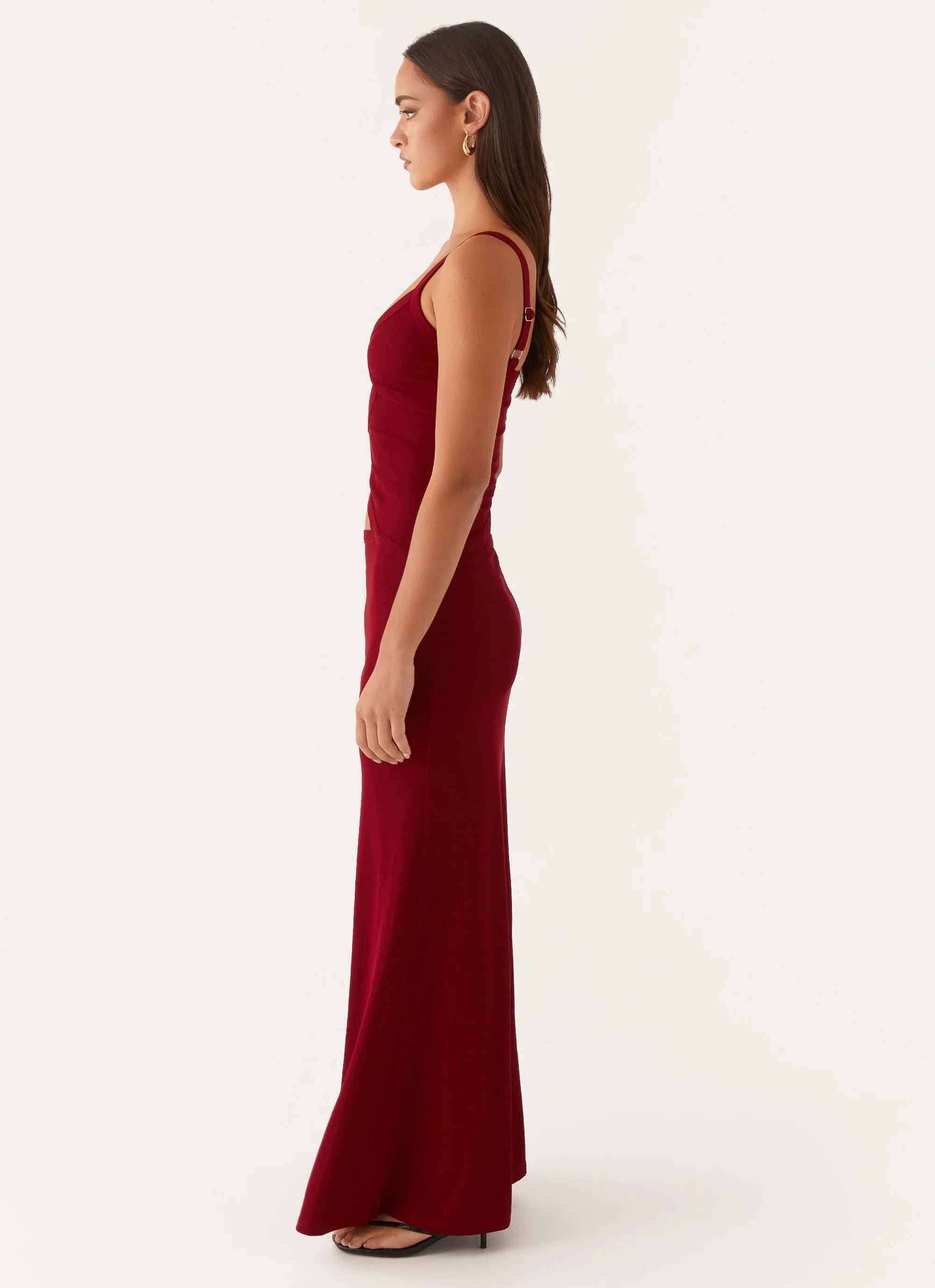 Jocelyn Maxi Dress Maroon