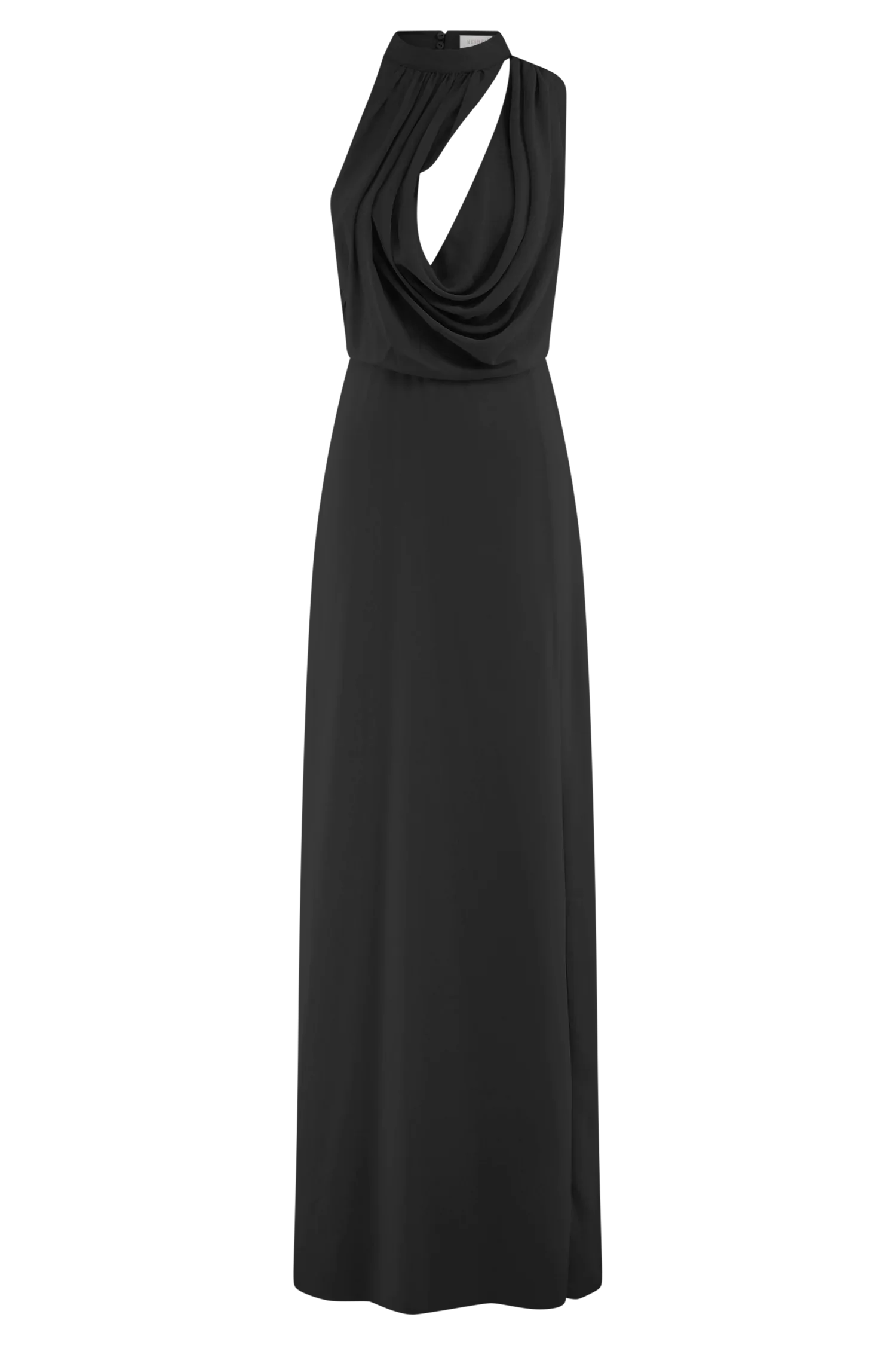 Galia Cowl Neck Maxi Dress Black