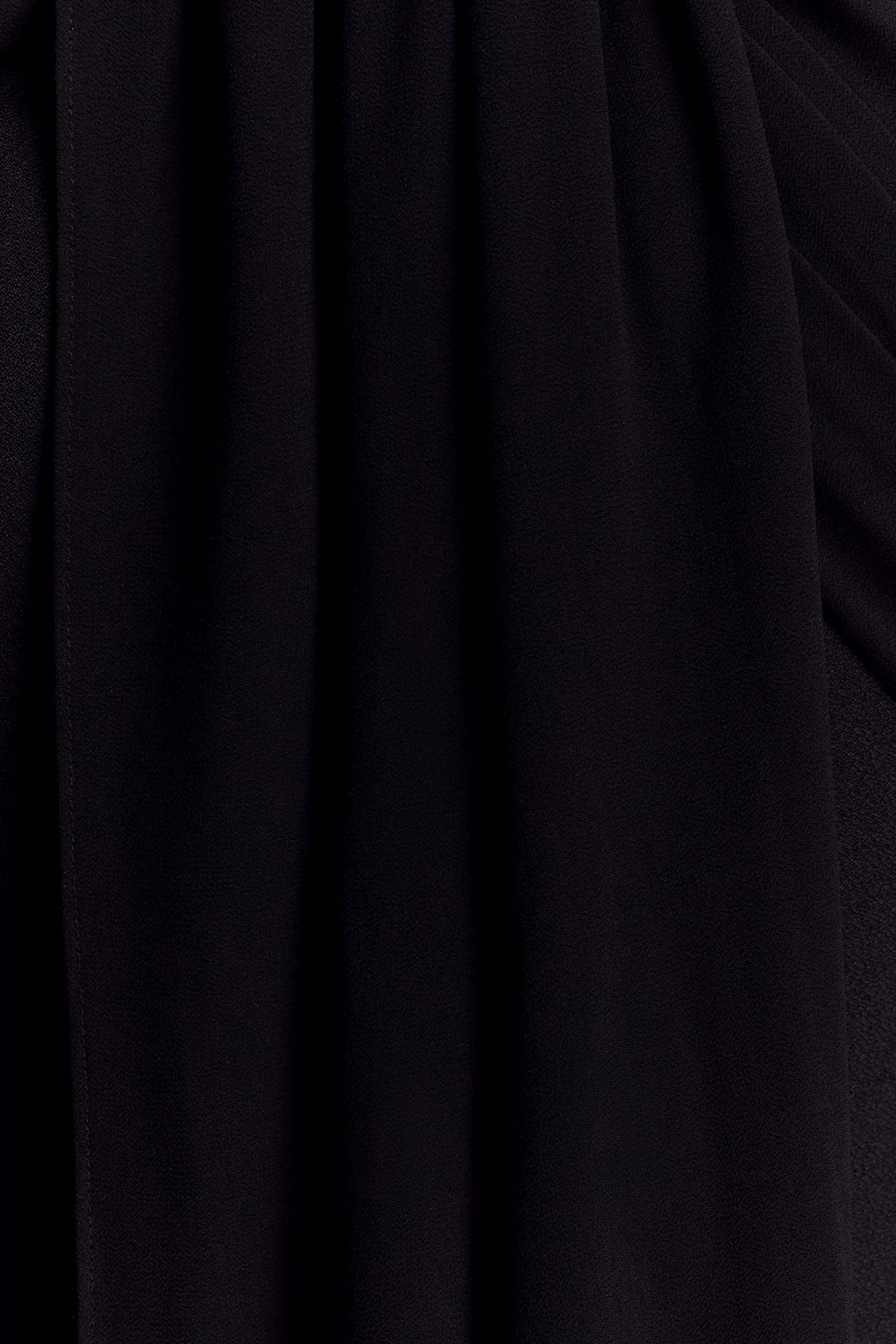 Philippa Knotted Crepe Maxi Dress Black