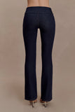 Shelly Flared Denim Jeans Washed Indigo Blue