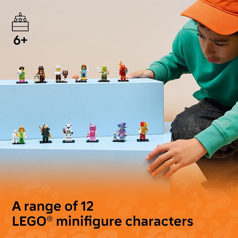 LEGO Minifigures Series 29 6 Pack Mystery Box Multipack Birthday Party Favors for Boys Girls Ages 6 Goodie Bag Stuffers for Kids 66814