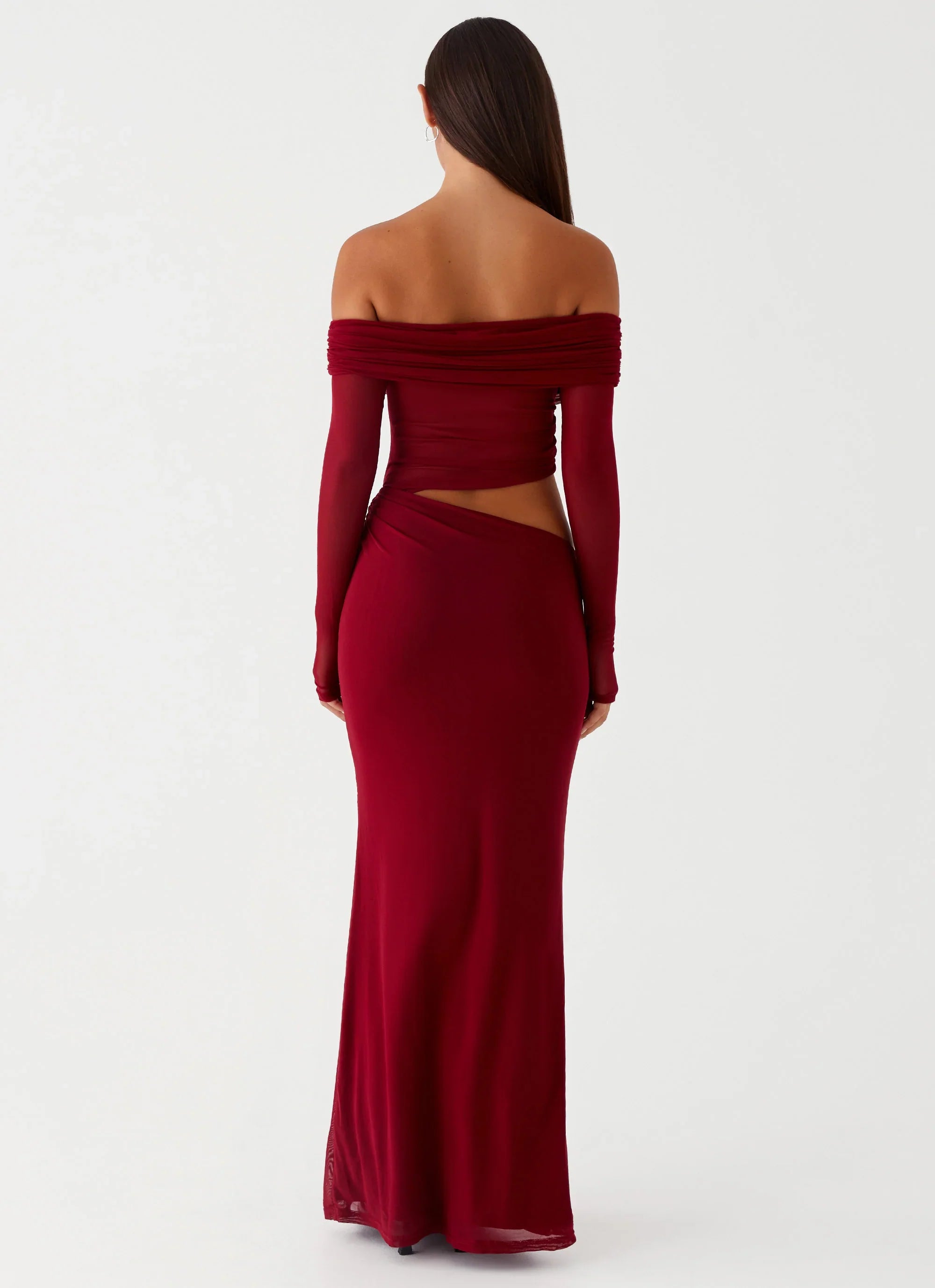 Emery Maxi Dress Cherry Red