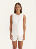 White Tailored Waistcoat