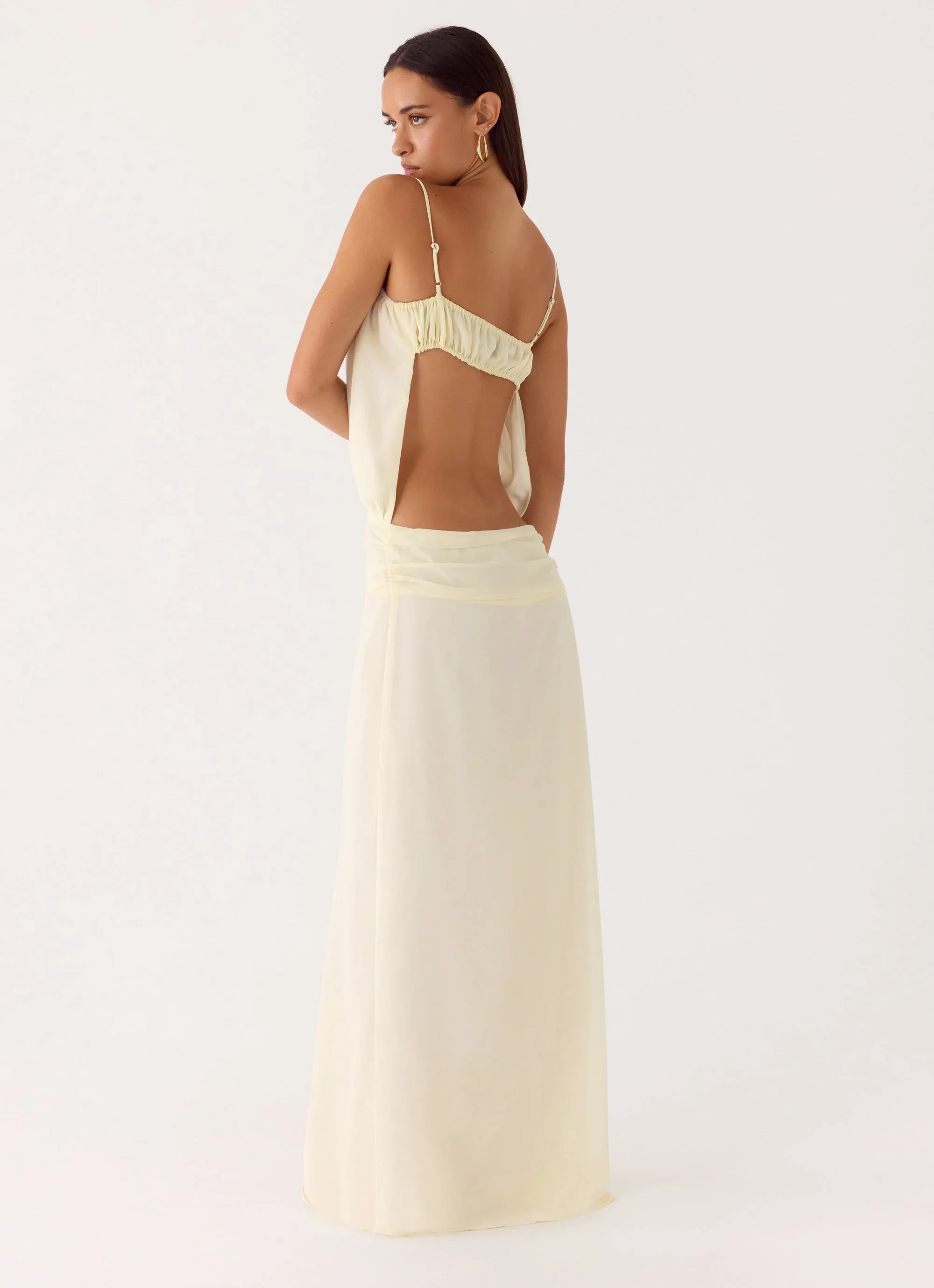 Citrus Kiss Maxi Dress Baby Yellow