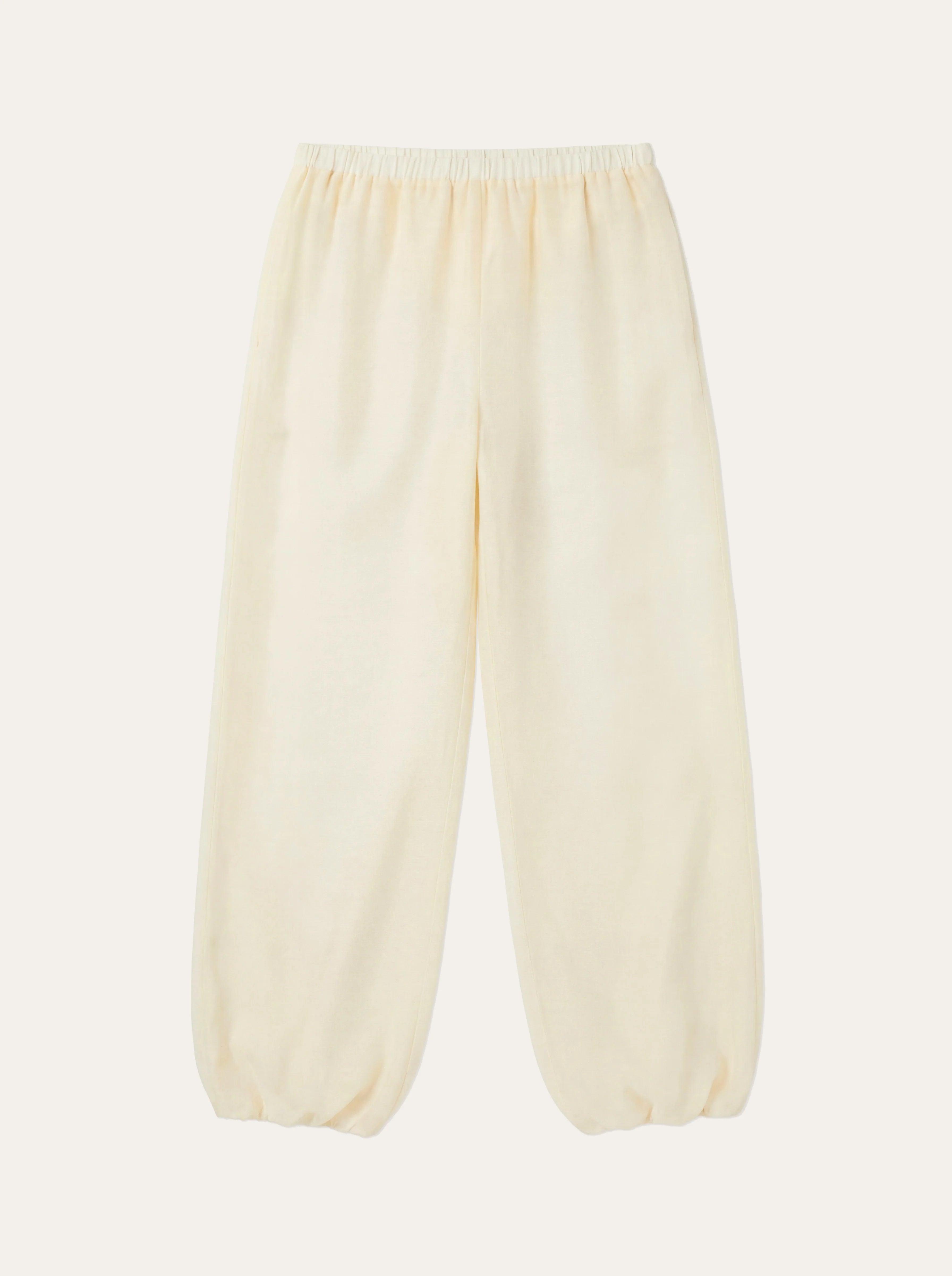 Lemon Semi Sheer Balloon Trousers