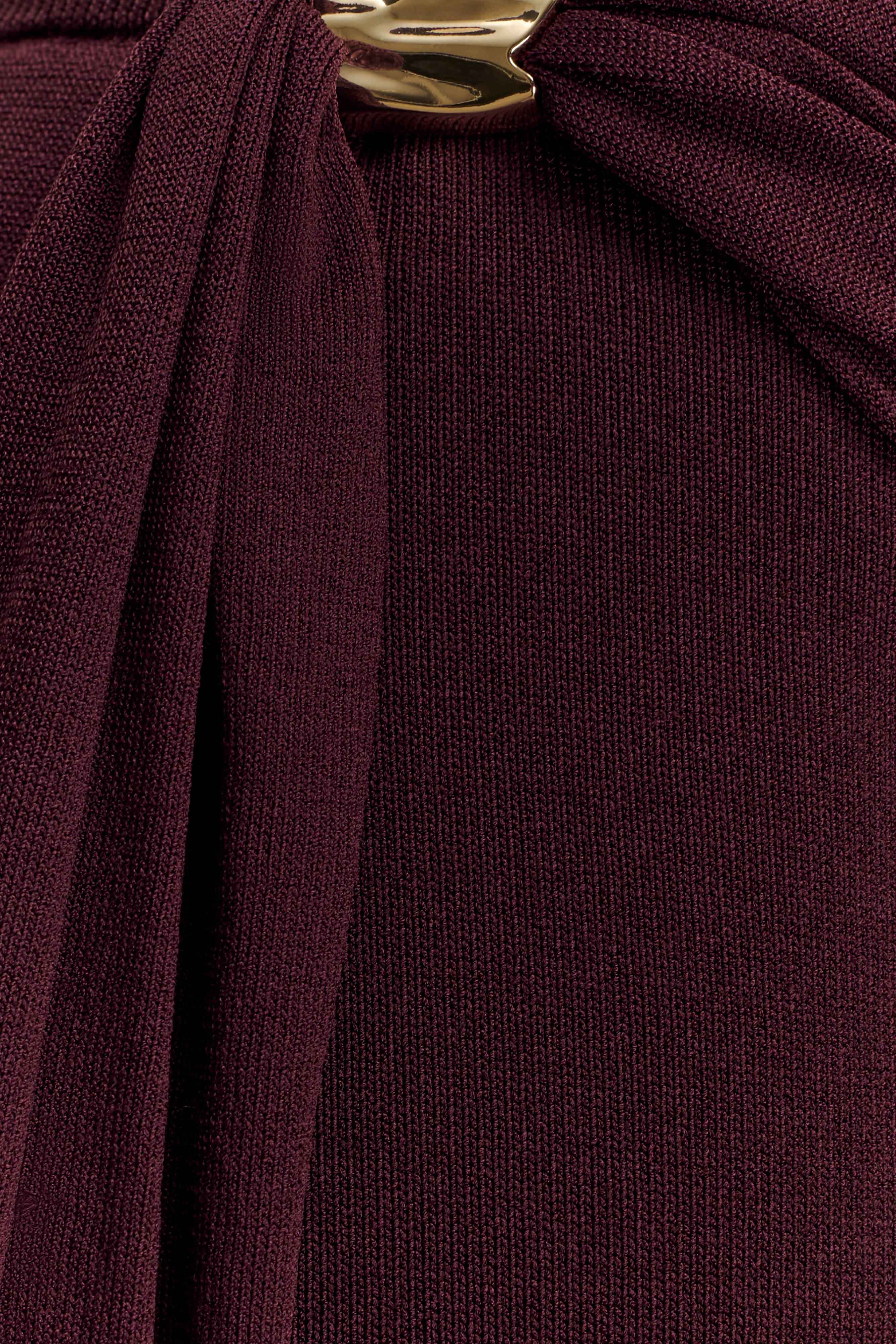 Bowie Low Rise Knit Maxi Skirt Dark Chocolate