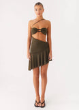 Islander Mini Dress Khaki