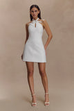 Freya Halter Bow Mini Dress Ivory