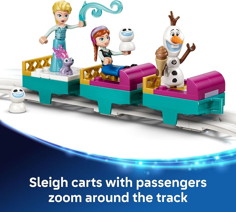 LEGO Disney Frozen Elsas Ice Castle Snow Ride Adventure Building Toy Frozen Toys for Girls Boys Ages 4 Disney Gift for Kids 43281