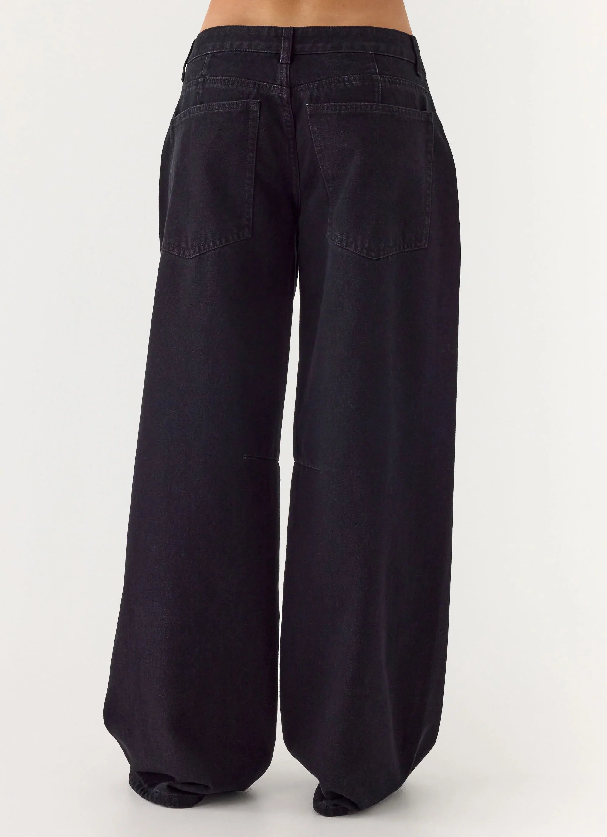 Waylon Low Rise Denim Jeans Black