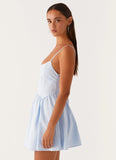 Tesoro Mio Mini Dress Baby Blue