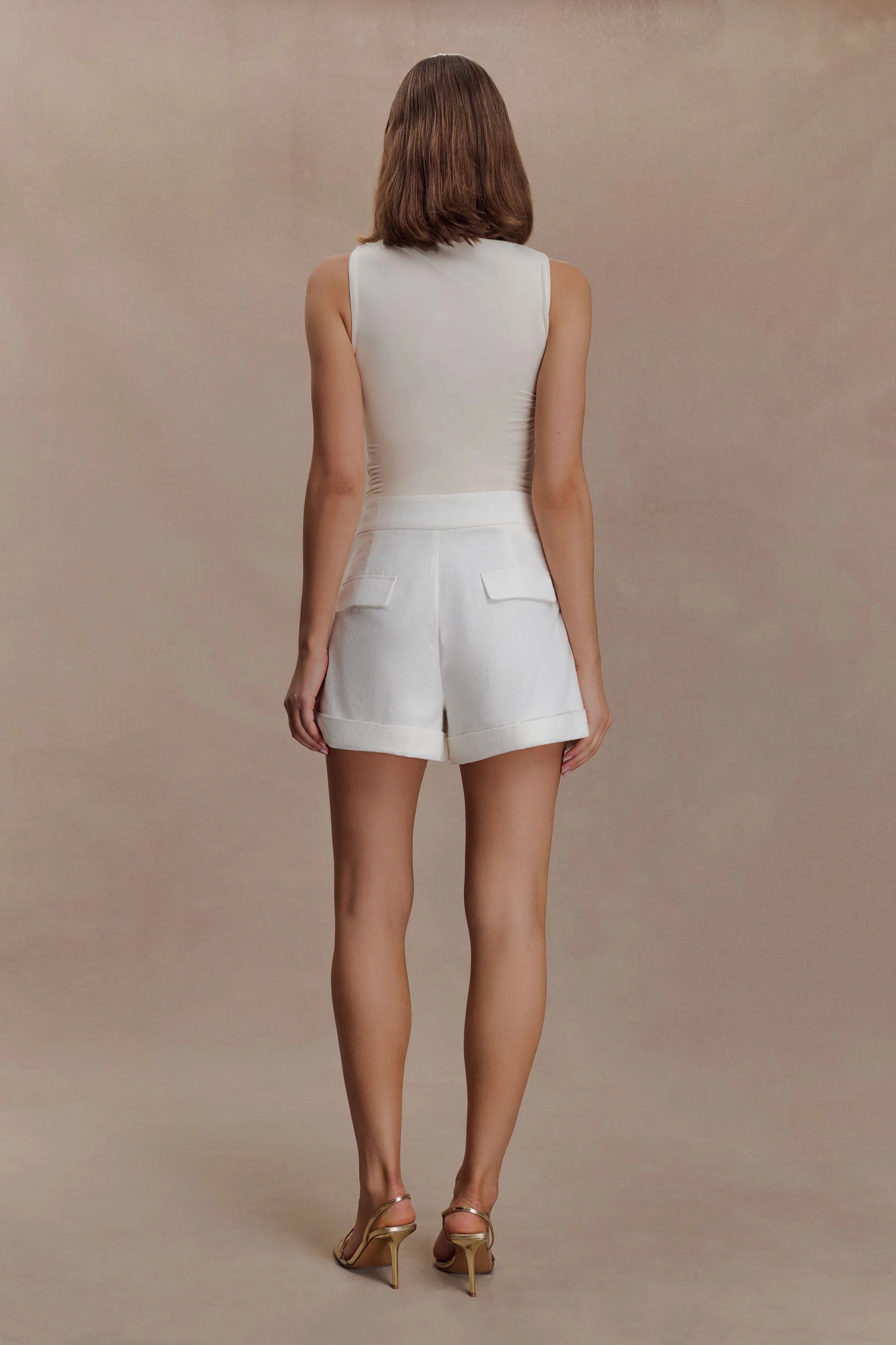 Aldea Cotton Shorts White