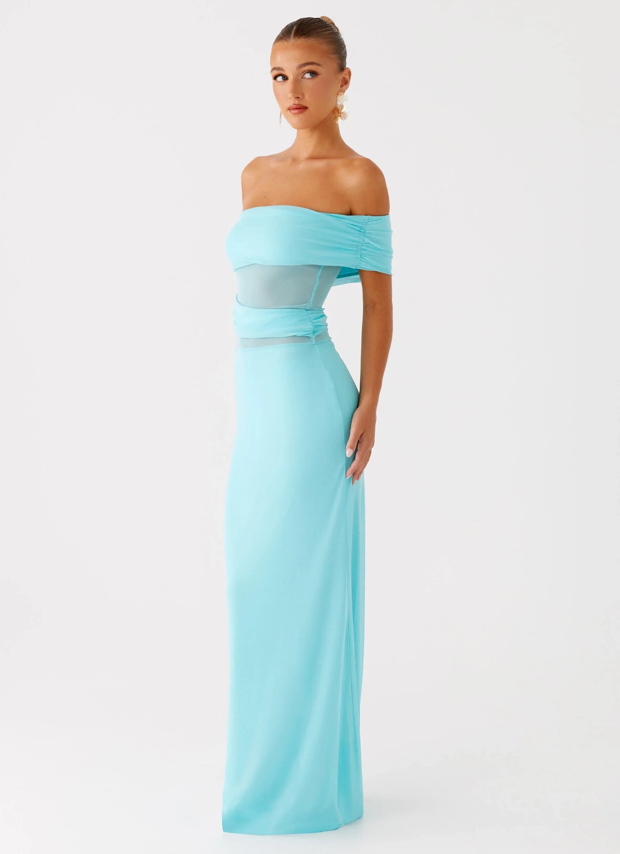 Lumi Maxi Dress Turquoise