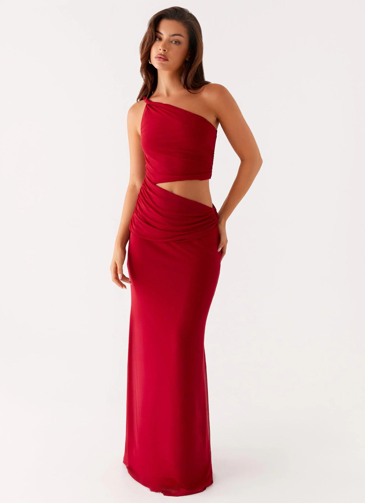 Three Wishes Maxi Dress Raspberry