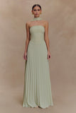 Caira Chiffon Scarf Maxi Dress Sage