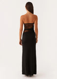 Karma Strapless Maxi Dress Black