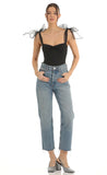 Bow Bodysuit in Black