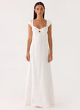 Never Really Over Maxi Dress White