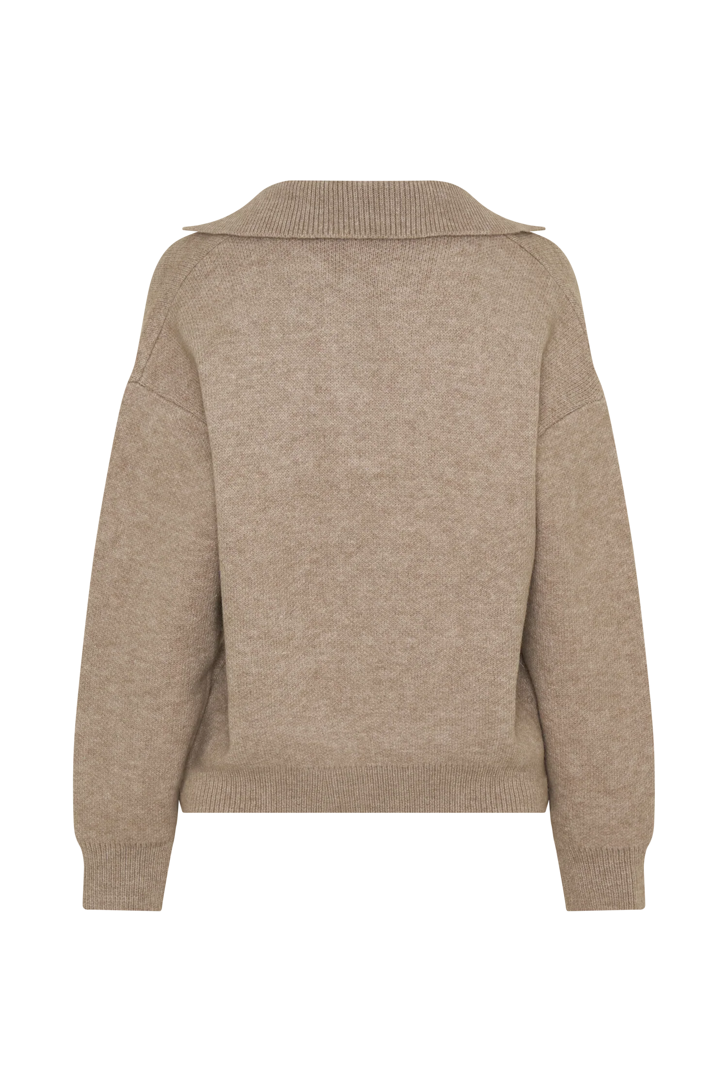 Luca Knit Jumper Beige Marle