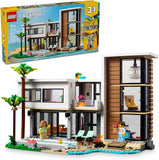 LEGO Creator 3 in 1 Modern House 31153 Back to School Gift for Students Building Toy Girls Boys Ages 9 3 Building Options 939 pieces 2 Minifigures