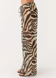 Jadia Flared Pants Zebra