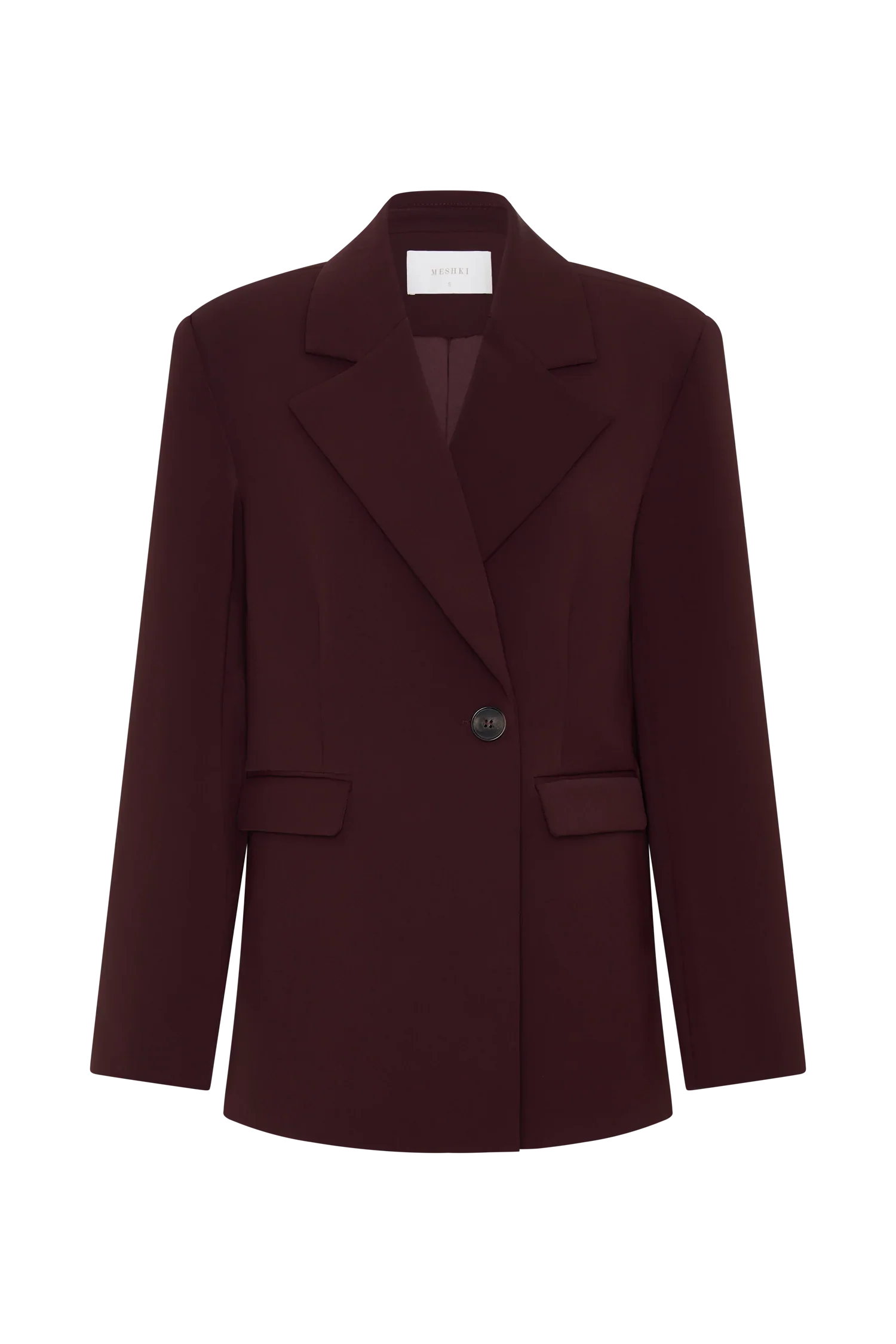 Mateo Oversized Blazer Mahogany